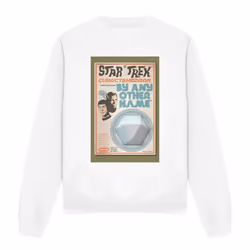 Star Trek Unisex Adult The Original Series Episode 51 Sweatshirt - L, White