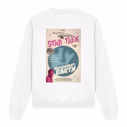 Star Trek Unisex Adult The Original Series Episode 55 Sweatshirt - M, White