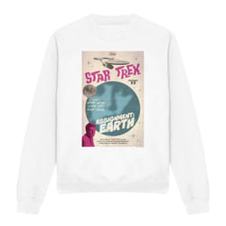 Star Trek Unisex Adult The Original Series Episode 55 Sweatshirt - M, White