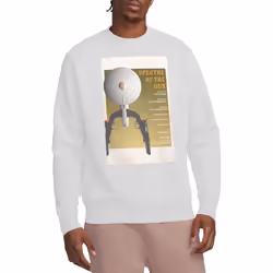 Star Trek Unisex Adult The Original Series Episode 61 Sweatshirt - XXL, White