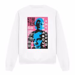 Star Trek Unisex Adult The Original Series Episode 79 Sweatshirt - XXL, White