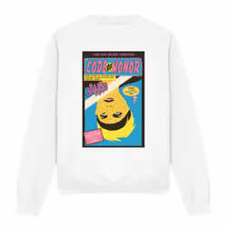 Star Trek Unisex Adult The Next Generation Season 1 Episode 4 Sweatshirt - L, White