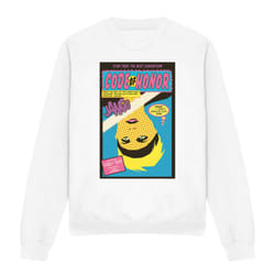 Star Trek Unisex Adult The Next Generation Season 1 Episode 4 Sweatshirt - XXL, White