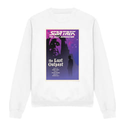Star Trek Unisex Adult The Next Generation Season 1 Episode 5 Sweatshirt - S, White