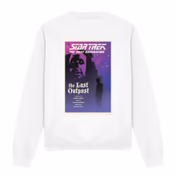 Star Trek Unisex Adult The Next Generation Season 1 Episode 5 Sweatshirt - M, White