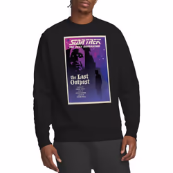 Star Trek Unisex Adult The Next Generation Season 1 Episode 5 Sweatshirt - S, Black
