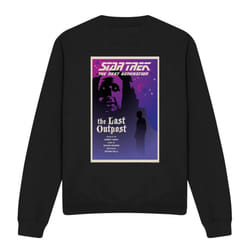 Star Trek Unisex Adult The Next Generation Season 1 Episode 5 Sweatshirt - L, Black