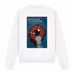 Star Trek Unisex Adult The Next Generation Season 1 Episode 6 Sweatshirt - S, White
