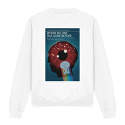 Star Trek Unisex Adult The Next Generation Season 1 Episode 6 Sweatshirt - S, White
