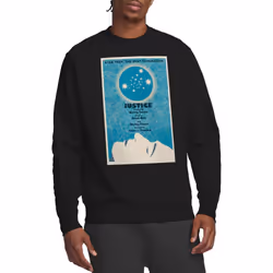 Star Trek Unisex Adult The Next Generation Season 1 Episode 8 Sweatshirt - L, Black