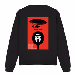 Star Trek Unisex Adult The Next Generation Season 1 Episode 10 Sweatshirt - XL, Black