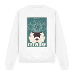 Star Trek Unisex Adult The Next Generation Season 1 Episode 13 Sweatshirt - S, White