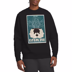 Star Trek Unisex Adult The Next Generation Season 1 Episode 13 Sweatshirt - S, Black