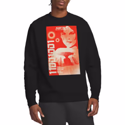 Star Trek Unisex Adult The Next Generation Season 1 Episode 15 Sweatshirt - M, Black