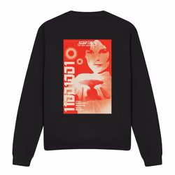 Star Trek Unisex Adult The Next Generation Season 1 Episode 15 Sweatshirt - L, Black