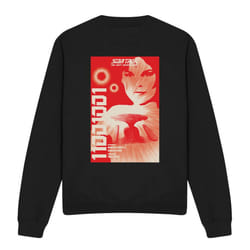 Star Trek Unisex Adult The Next Generation Season 1 Episode 15 Sweatshirt - L, Black