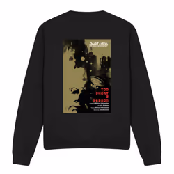 Star Trek Unisex Adult The Next Generation Season 1 Episode 16 Sweatshirt - S, Black