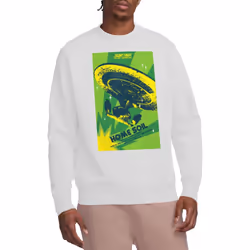 Star Trek Unisex Adult The Next Generation Season 1 Episode 18 Sweatshirt - S, White