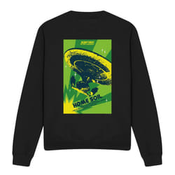 Star Trek Unisex Adult The Next Generation Season 1 Episode 18 Sweatshirt - M, Black
