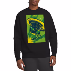 Star Trek Unisex Adult The Next Generation Season 1 Episode 18 Sweatshirt - XXL, Black