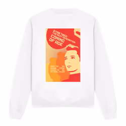 Star Trek Unisex Adult The Next Generation Season 1 Episode 19 Sweatshirt - XXL, White
