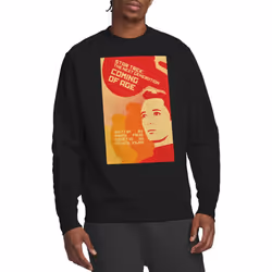 Star Trek Unisex Adult The Next Generation Season 1 Episode 19 Sweatshirt - M, Black