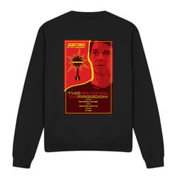 Star Trek Unisex Adult The Next Generation Season 1 Episode 21 Sweatshirt - S, Black