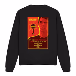 Star Trek Unisex Adult The Next Generation Season 1 Episode 21 Sweatshirt - L, Black