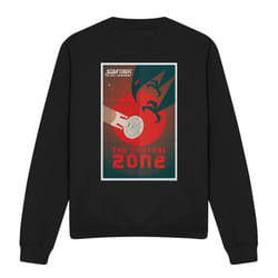 Star Trek Unisex Adult The Next Generation Season 1 Episode 26 Sweatshirt - XXL, Black