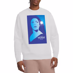 Star Trek Unisex Adult The Next Generation Season 2 Episode 1 Sweatshirt - XL, White
