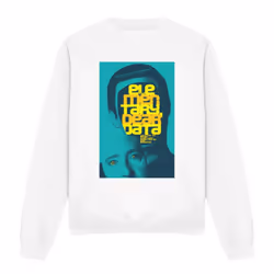 Star Trek Unisex Adult The Next Generation Season 2 Episode 3 Sweatshirt - XXL, White
