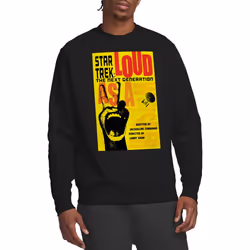 Star Trek Unisex Adult The Next Generation Season 2 Episode 5 Sweatshirt - M, Black