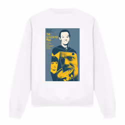 Star Trek Unisex Adult The Next Generation Season 2 Episode 6 Sweatshirt - M, White