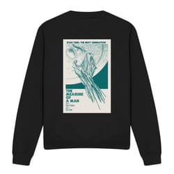 Star Trek Unisex Adult The Next Generation Season 2 Episode 9 Sweatshirt - XXL, Black
