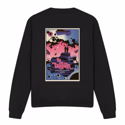 Star Trek Unisex Adult The Next Generation Season 2 Episode 10 Sweatshirt - XL, Black