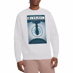 Star Trek Unisex Adult The Next Generation Season 2 Episode 11 Sweatshirt - XXL, White