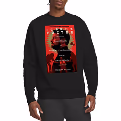 Star Trek Unisex Adult The Next Generation Season 2 Episode 14 Sweatshirt - S, Black