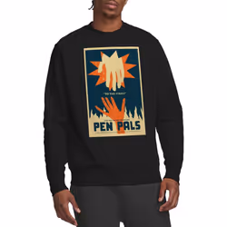 Star Trek Unisex Adult The Next Generation Season 2 Episode 15 Sweatshirt - S, Black