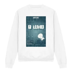 Star Trek Unisex Adult The Next Generation Season 2 Episode 16 Sweatshirt - M, White