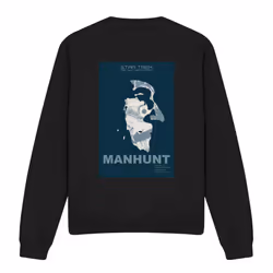 Star Trek Unisex Adult The Next Generation Season 2 Episode 19 Sweatshirt - XL, Black