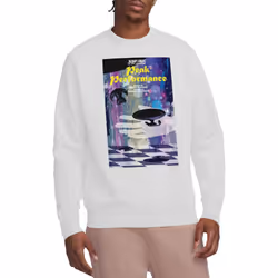 Star Trek Unisex Adult The Next Generation Season 2 Episode 21 Sweatshirt - XL, White