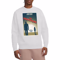 Star Trek Unisex Adult The Next Generation Season 3 Episode 3 Sweatshirt - M, White