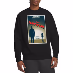 Star Trek Unisex Adult The Next Generation Season 3 Episode 3 Sweatshirt - XL, Black