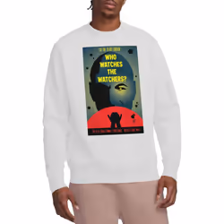 Star Trek Unisex Adult The Next Generation Season 3 Episode 4 Sweatshirt - XXL, White