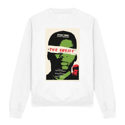 Star Trek Unisex Adult The Next Generation Season 3 Episode 7 Sweatshirt - L, White