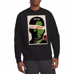 Star Trek Unisex Adult The Next Generation Season 3 Episode 7 Sweatshirt - XXL, Black