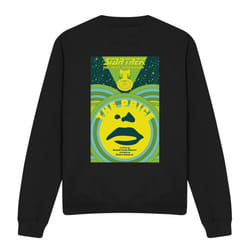 Star Trek Unisex Adult The Next Generation Season 3 Episode 8 Sweatshirt - S, Black