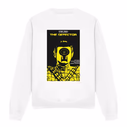 Star Trek Unisex Adult The Next Generation Season 3 Episode 10 Sweatshirt - M, White