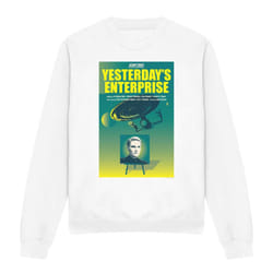Star Trek Unisex Adult The Next Generation Season 3 Episode 15 Sweatshirt - XL, White