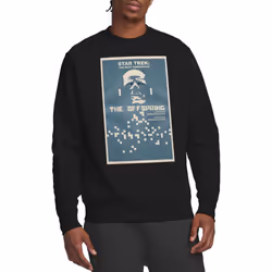 Star Trek Unisex Adult The Next Generation Season 3 Episode 16 Sweatshirt - L, Black
